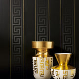 Revêtement mural Greek Stripe by Versace -réf :935244- - Revêtement Maroc